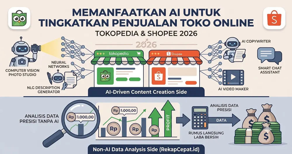Memanfaatkan AI untuk Tingkatkan Penjualan Toko Online di Tokopedia dan Shopee