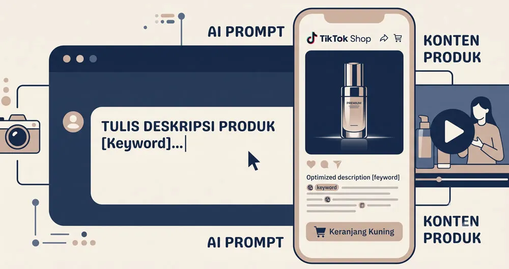 Prompt AI ChatGPT Gemini untuk Perbaiki Konten Produk di TikTok Shop dan Tokopedia